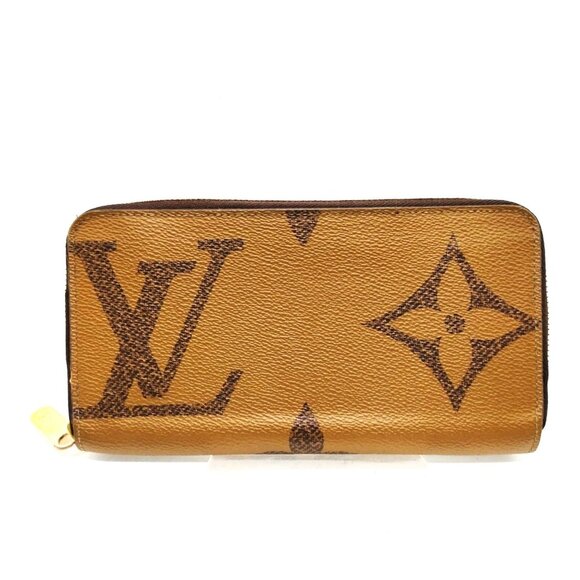 Louis Vuitton Brown Monogram Giant Leather Wallet 547-070425 - Picture 1 of 9